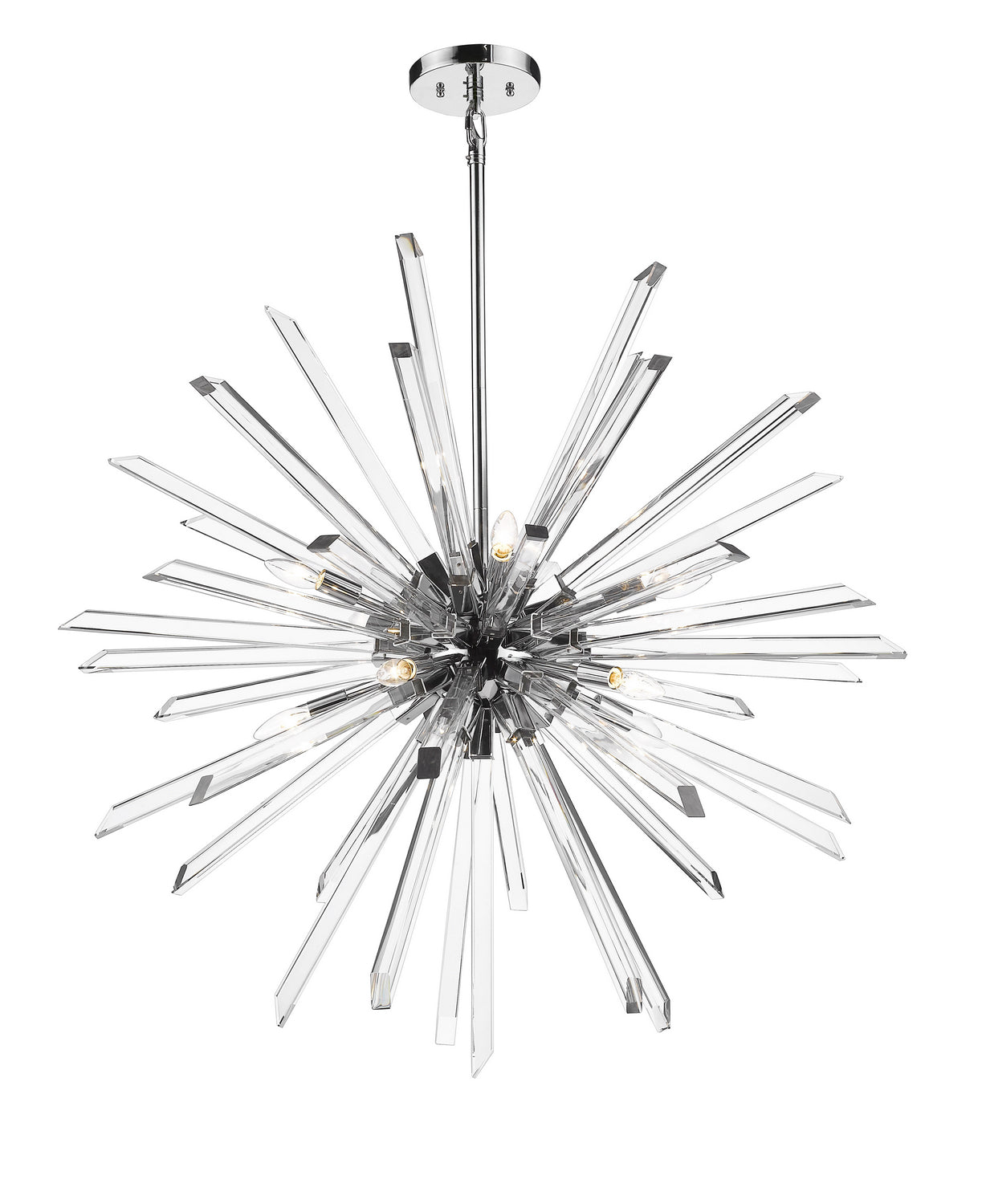 Z-Lite - 4003-10CH - Ten Light Chandelier - Burst - Chrome