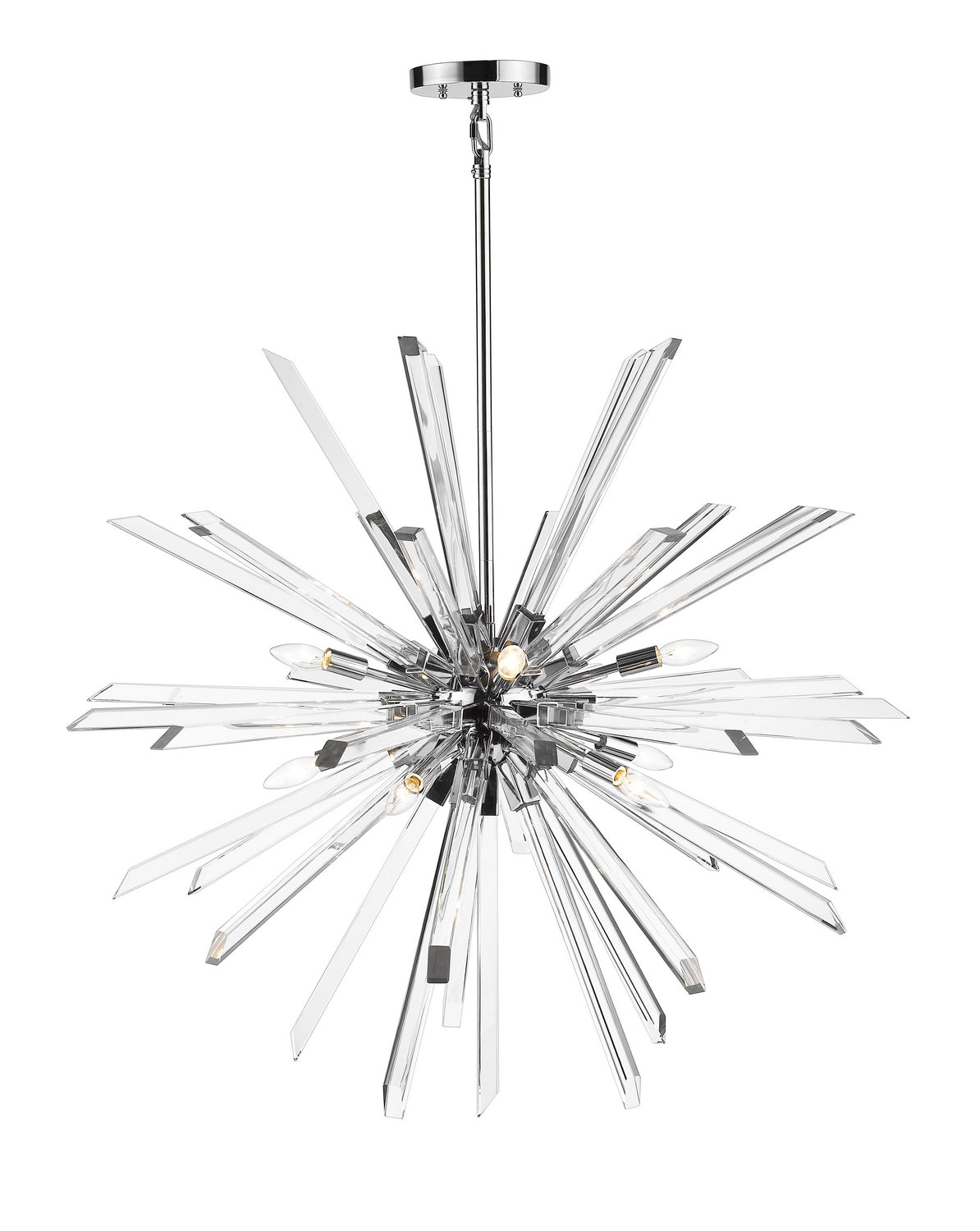 Z-Lite - 4003-10CH - Ten Light Chandelier - Burst - Chrome