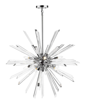 Z-Lite - 4003-10CH - Ten Light Chandelier - Burst - Chrome