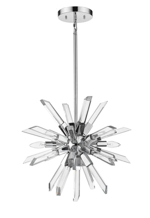 Z-Lite - 4003-4CH - Four Light Chandelier - Burst - Chrome