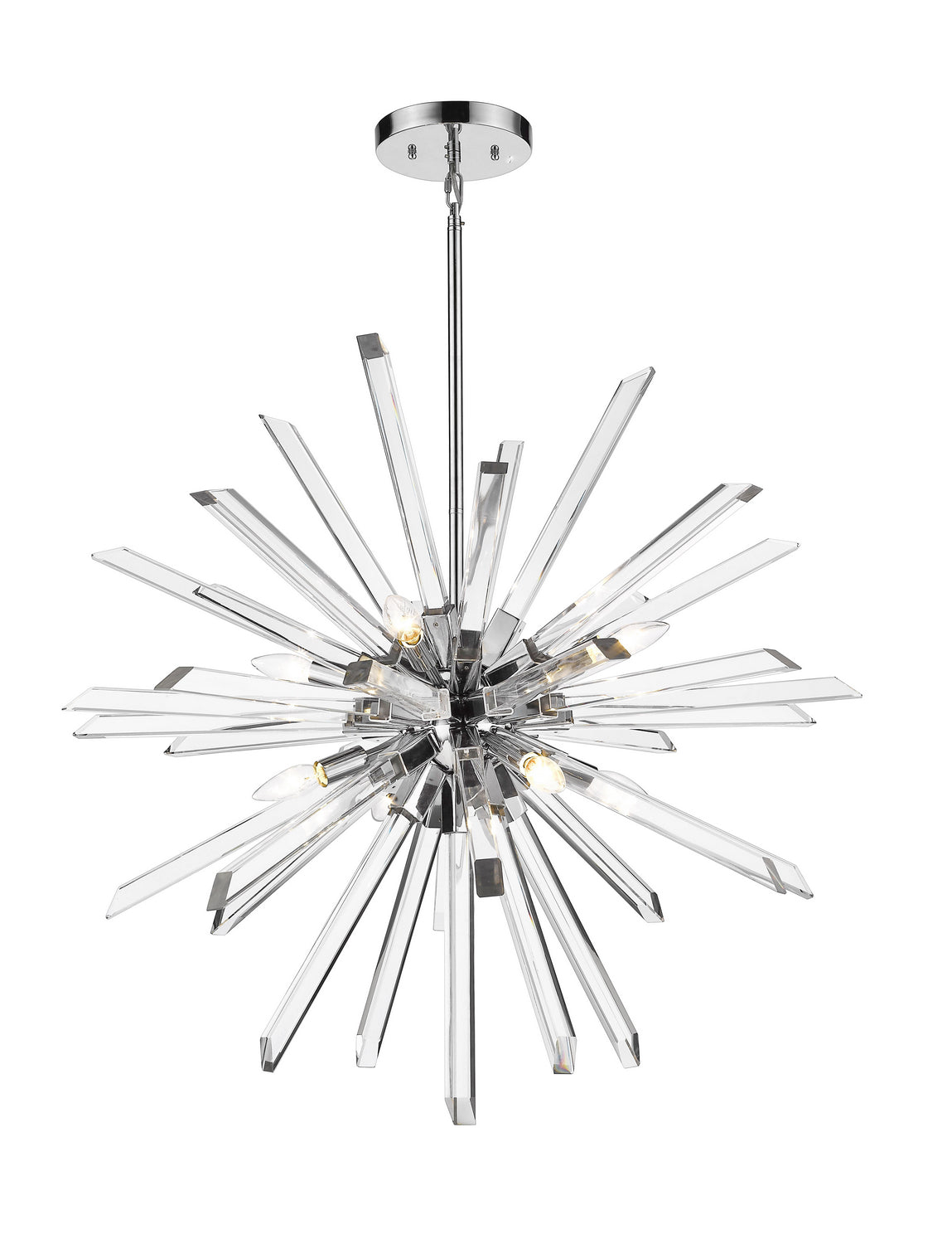 Z-Lite - 4003-8CH - Eight Light Chandelier - Burst - Chrome