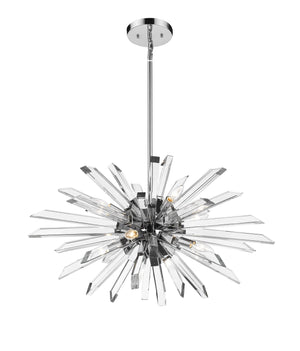 Z-Lite - 4003-8L-CH - Eight Light Chandelier - Burst - Chrome