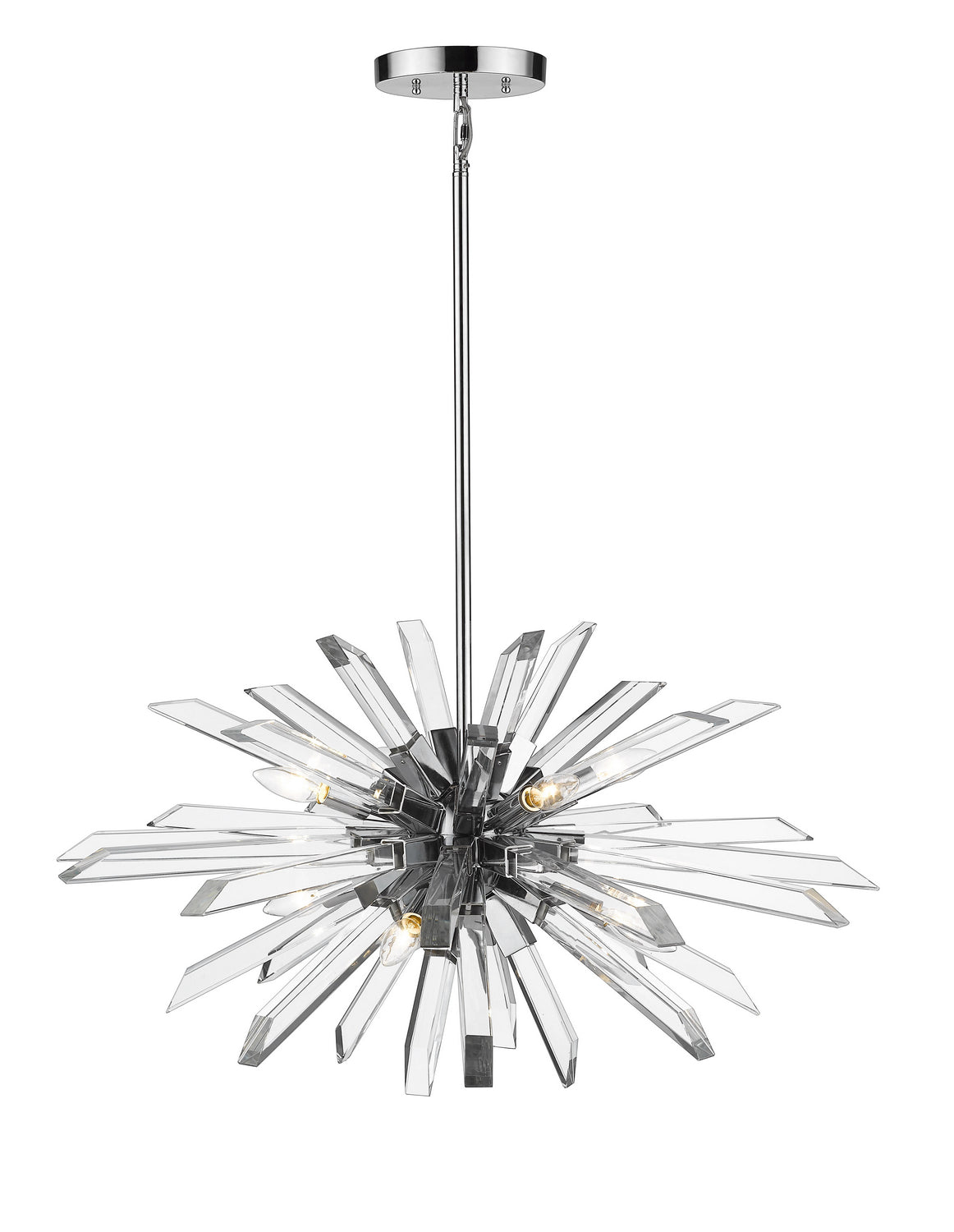 Z-Lite - 4003-8L-CH - Eight Light Chandelier - Burst - Chrome