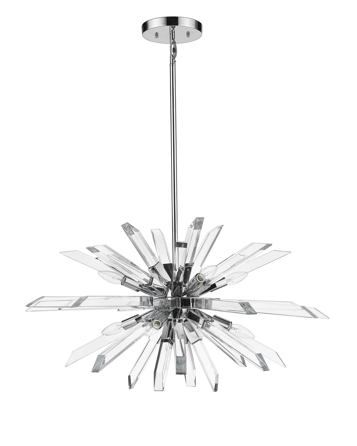 Z-Lite - 4003-8L-CH - Eight Light Chandelier - Burst - Chrome