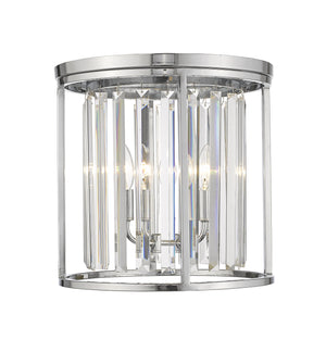 Z-Lite - 439F14-CH - Three Light Flush Mount - Monarch - Chrome