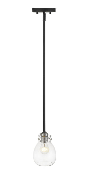 Z-Lite - 466MP-MB-BN - One Light Pendant - Kraken - Matte Black / Brushed Nickel