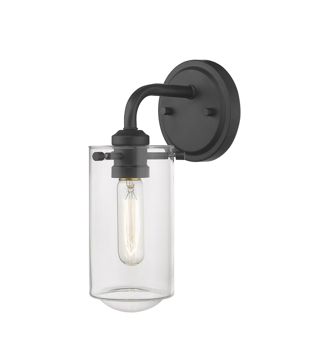 Z-Lite - 471-1S-MB - One Light Wall Sconce - Delaney - Matte Black