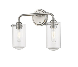 Z-Lite - 471-2V-BN - Two Light Vanity - Delaney - Brushed Nickel