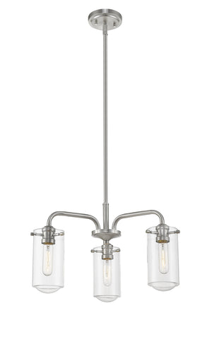 Z-Lite - 471-3BN - Three Light Chandelier - Delaney - Brushed Nickel