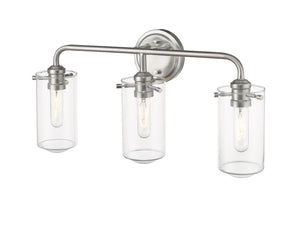 Z-Lite - 471-3V-BN - Three Light Vanity - Delaney - Brushed Nickel