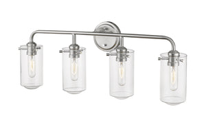 Z-Lite - 471-4V-BN - Four Light Vanity - Delaney - Brushed Nickel