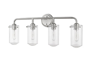 Z-Lite - 471-4V-BN - Four Light Vanity - Delaney - Brushed Nickel
