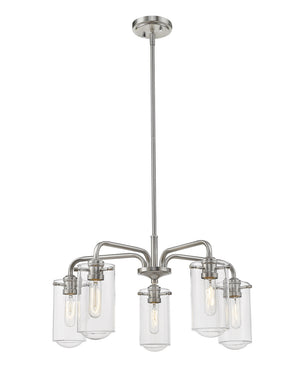 Z-Lite - 471-5BN - Five Light Chandelier - Delaney - Brushed Nickel