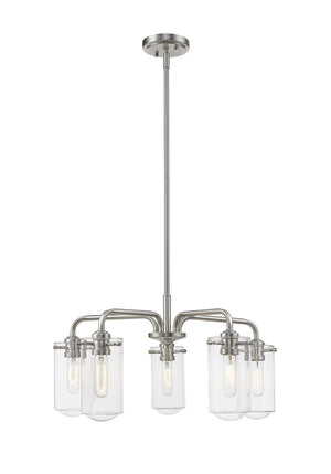 Z-Lite - 471-5BN - Five Light Chandelier - Delaney - Brushed Nickel