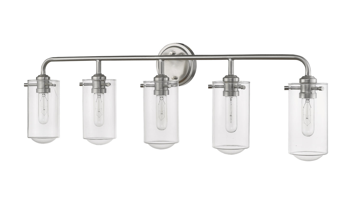 Z-Lite - 471-5V-BN - Five Light Vanity - Delaney - Brushed Nickel