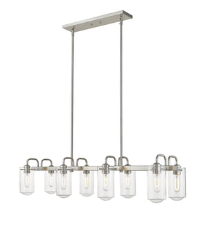 Z-Lite - 471-8L-BN - Eight Light Linear Chandelier - Delaney - Brushed Nickel