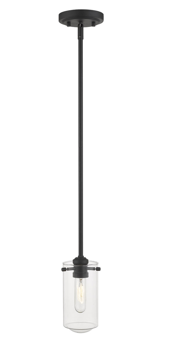 Z-Lite - 471MP-MB - One Light Pendant - Delaney - Matte Black