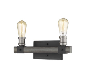 Z-Lite - 472-2V-ABB - Two Light Vanity - Kirkland - Ashen Barnboard