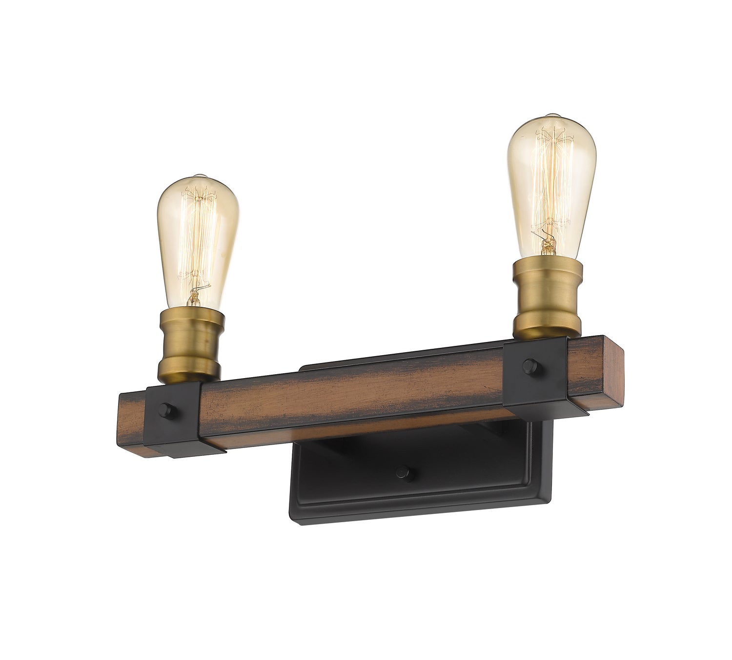 Z-Lite - 472-2V-RM - Two Light Vanity - Kirkland - Rustic Mahogany