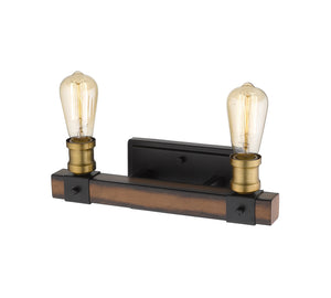 Z-Lite - 472-2V-RM - Two Light Vanity - Kirkland - Rustic Mahogany