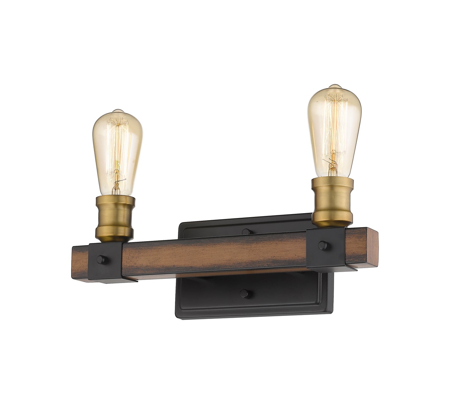 Z-Lite - 472-2V-RM - Two Light Vanity - Kirkland - Rustic Mahogany