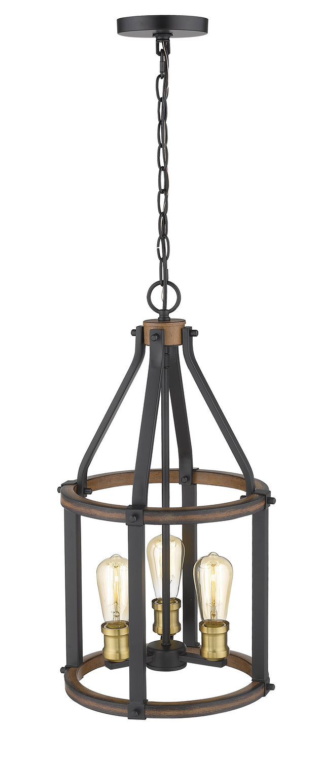 Z-Lite - 472-3P-RM - Three Light Pendant - Kirkland - Rustic Mahogany