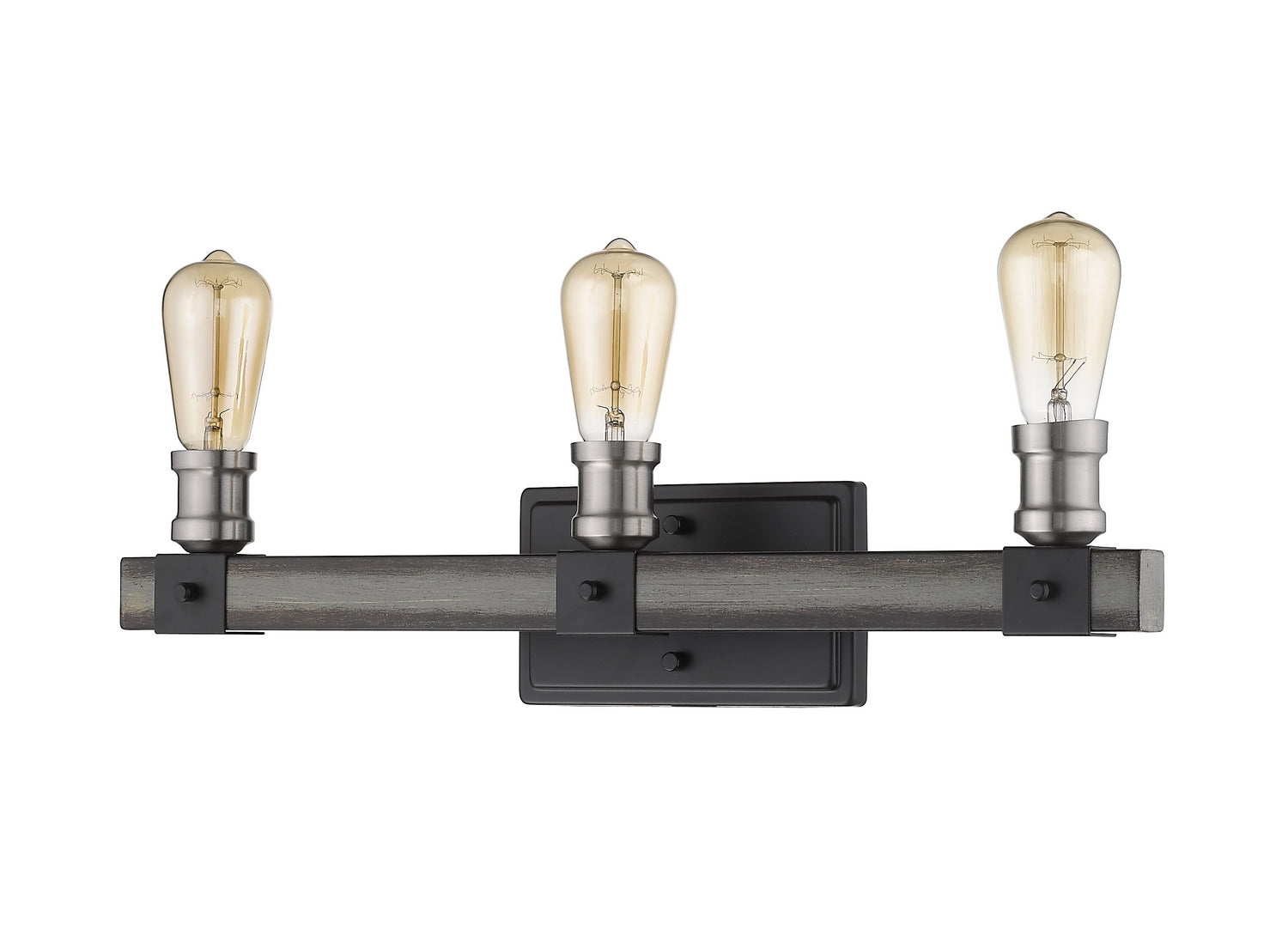 Z-Lite - 472-3V-ABB - Three Light Vanity - Kirkland - Ashen Barnboard