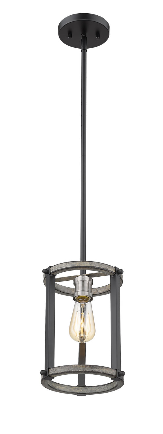 Z-Lite - 472MPR-ABB - One Light Pendant - Kirkland - Ashen Barnboard