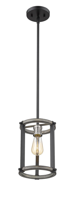 Z-Lite - 472MPR-ABB - One Light Pendant - Kirkland - Ashen Barnboard