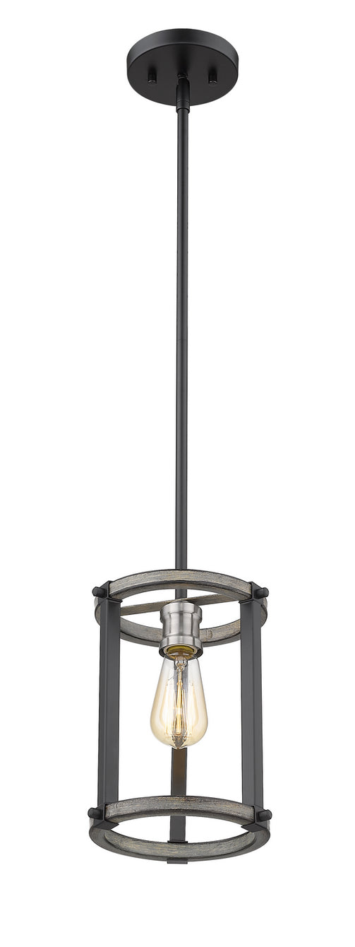 Z-Lite - 472MPR-ABB - One Light Pendant - Kirkland - Ashen Barnboard