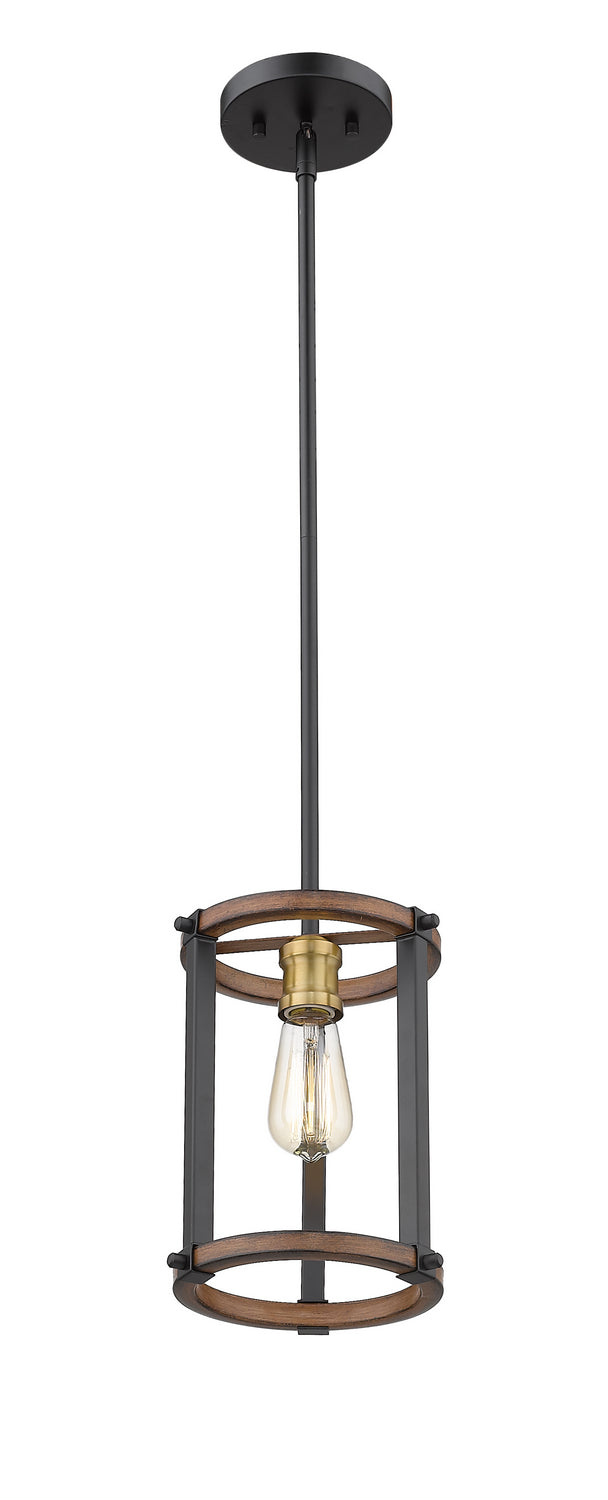 Z-Lite - 472MPR-RM - One Light Pendant - Kirkland - Rustic Mahogany