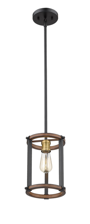 Z-Lite - 472MPR-RM - One Light Pendant - Kirkland - Rustic Mahogany