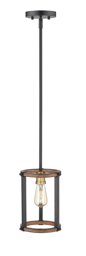 Z-Lite - 472MPR-RM - One Light Pendant - Kirkland - Rustic Mahogany