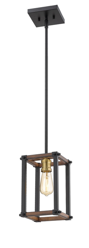 Z-Lite - 472MPS-RM - One Light Pendant - Kirkland - Rustic Mahogany