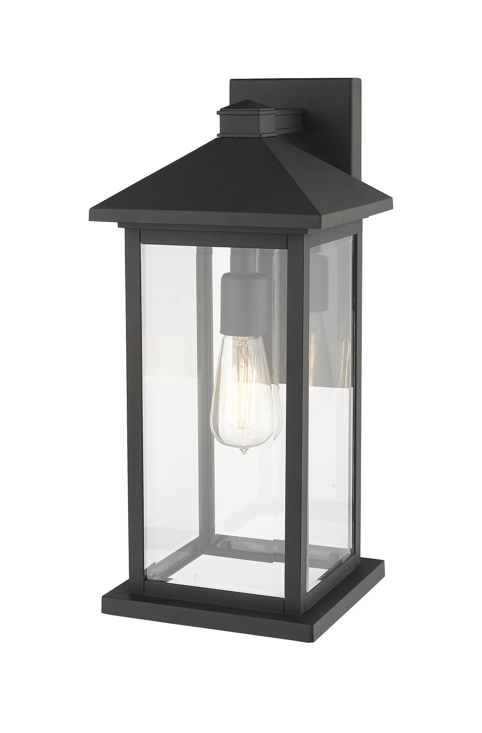Z-Lite - 531MXL-BK - One Light Outdoor Wall Light - Portland - Black