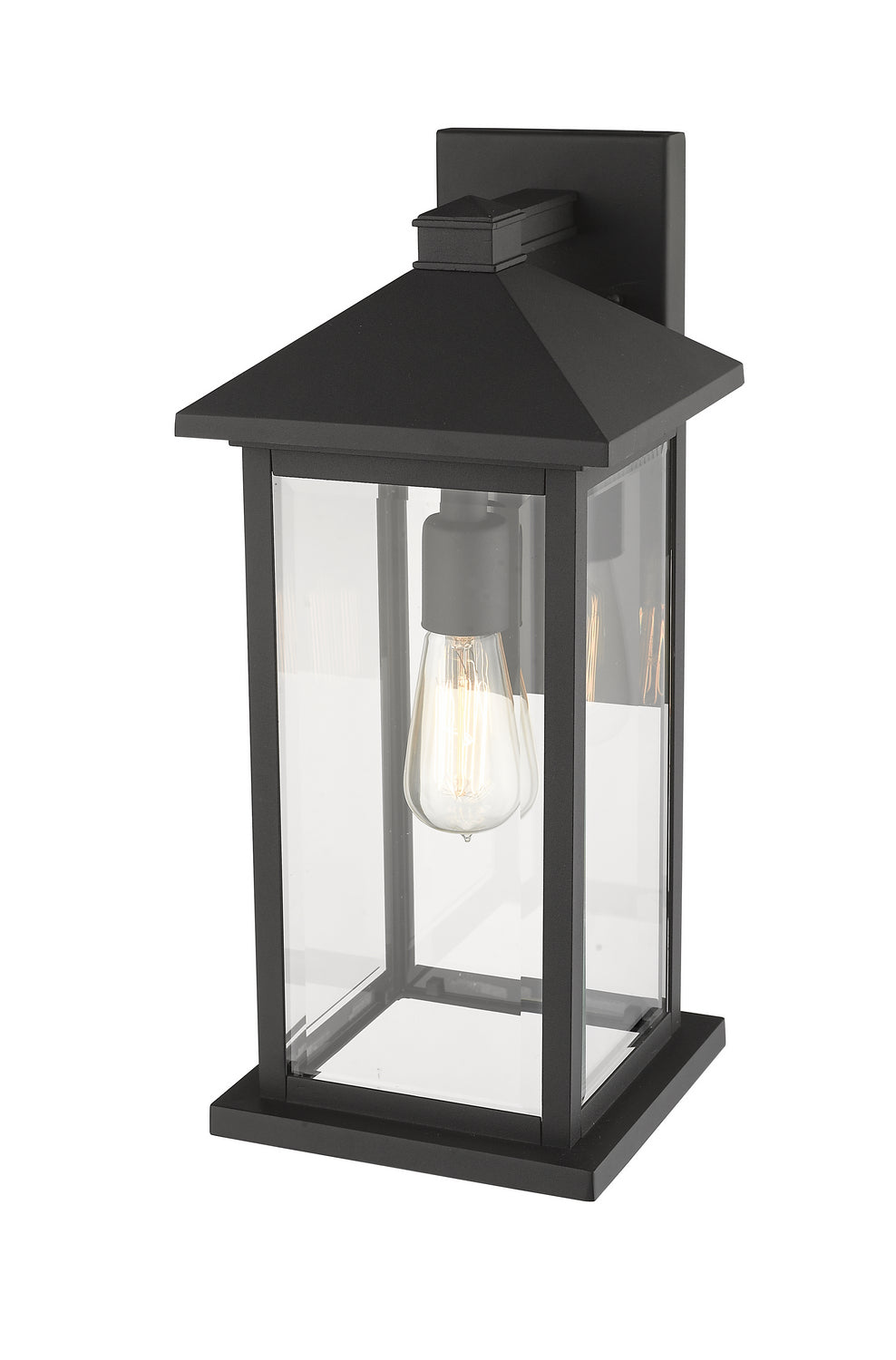 Z-Lite - 531MXL-BK - One Light Outdoor Wall Light - Portland - Black