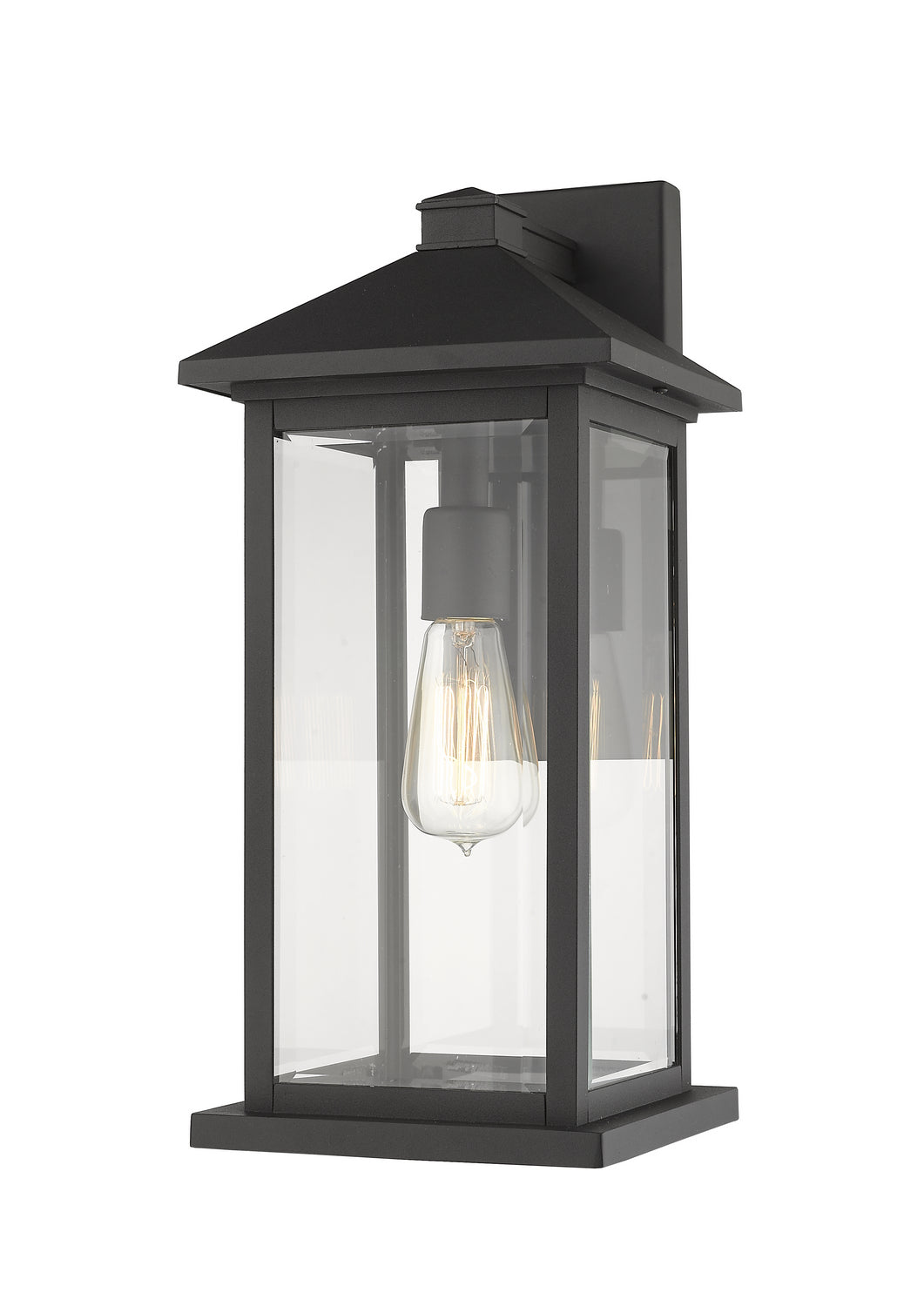 Z-Lite - 531MXL-BK - One Light Outdoor Wall Light - Portland - Black