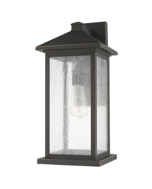 Z-Lite - 531MXL-ORB - One Light Outdoor Wall Light - Portland - Oil Rubbed Bronze
