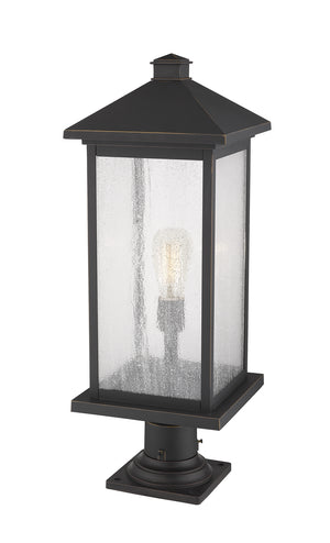 Z-Lite - 531PHBXLR-533PM-ORB - One Light Outdoor Pier Mounted Fixture - Portland - Oil Rubbed Bronze