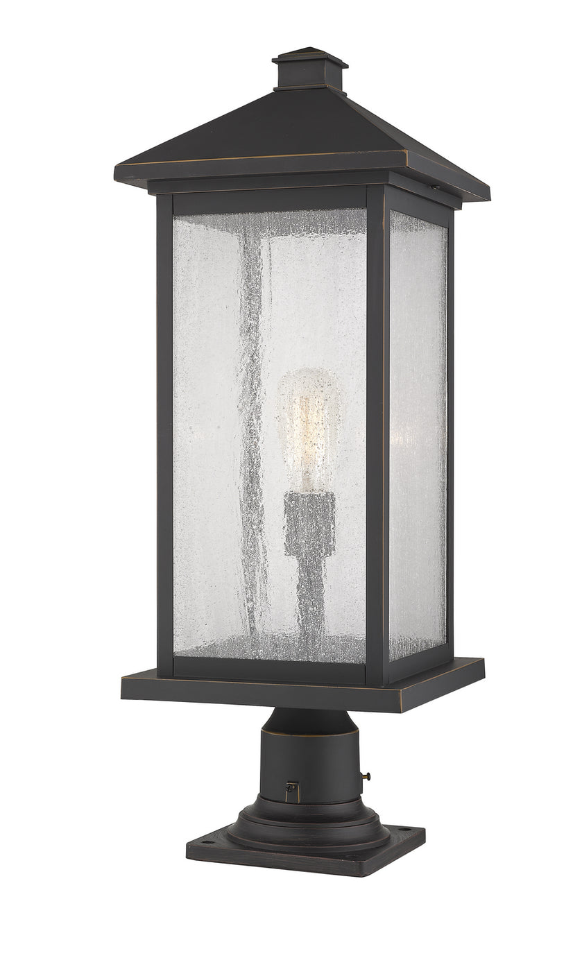 Z-Lite - 531PHBXLR-533PM-ORB - One Light Outdoor Pier Mounted Fixture - Portland - Oil Rubbed Bronze