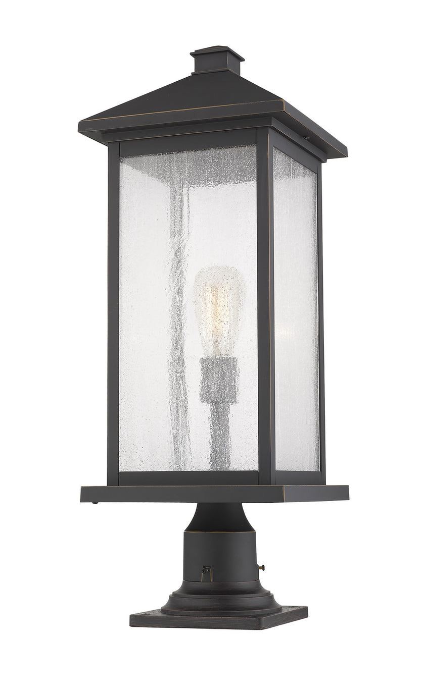 Z-Lite - 531PHBXLR-533PM-ORB - One Light Outdoor Pier Mount - Portland - Oil Rubbed Bronze