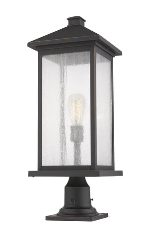 Z-Lite - 531PHBXLR-533PM-ORB - One Light Outdoor Pier Mounted Fixture - Portland - Oil Rubbed Bronze