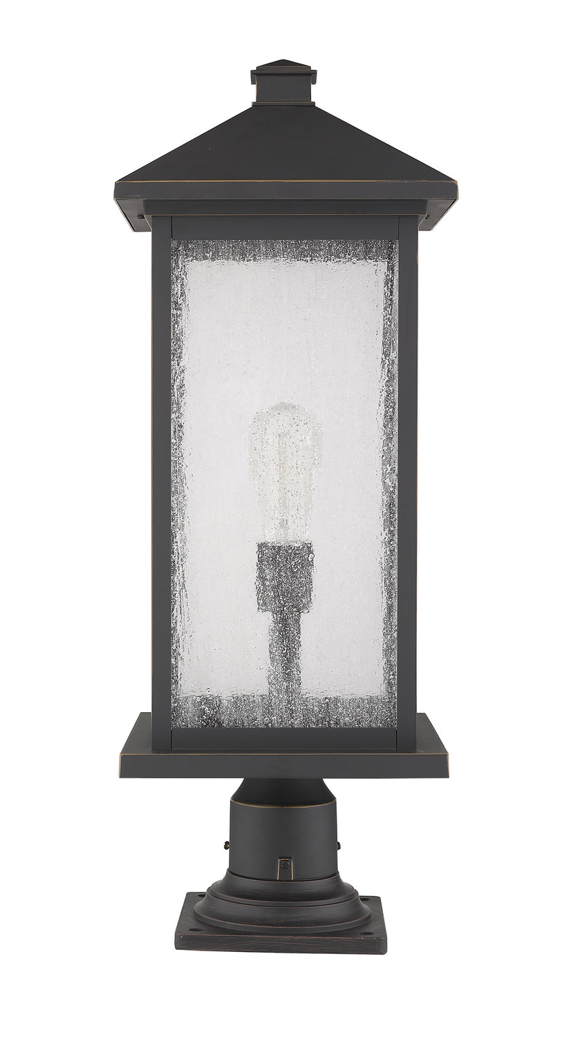 Z-Lite - 531PHBXLR-533PM-ORB - One Light Outdoor Pier Mount - Portland - Oil Rubbed Bronze