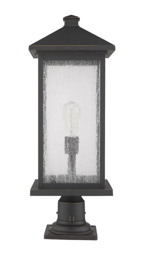 Z-Lite - 531PHBXLR-533PM-ORB - One Light Outdoor Pier Mounted Fixture - Portland - Oil Rubbed Bronze