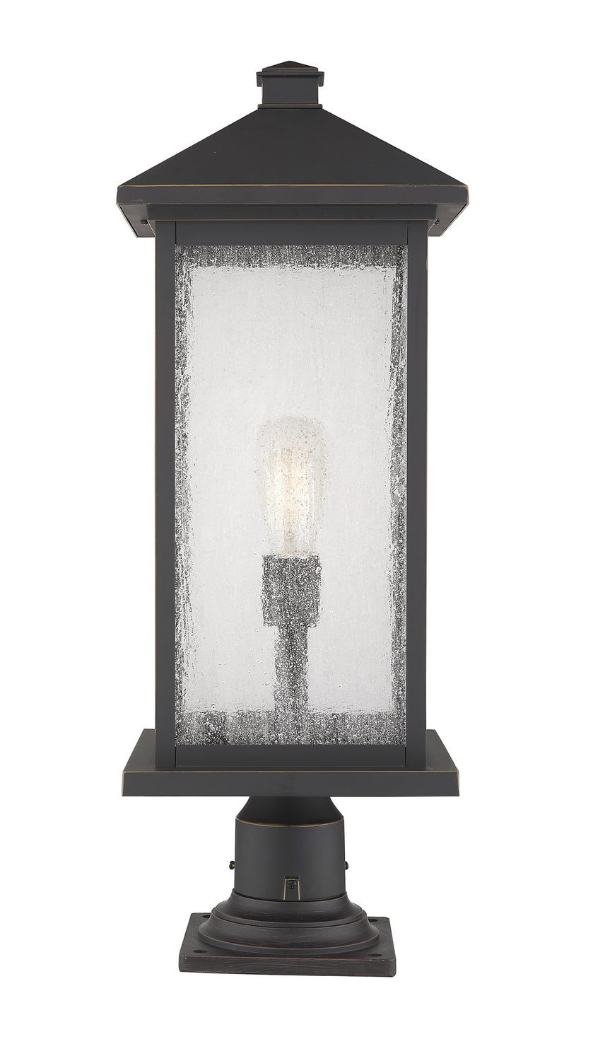 Z-Lite - 531PHBXLR-533PM-ORB - One Light Outdoor Pier Mounted Fixture - Portland - Oil Rubbed Bronze