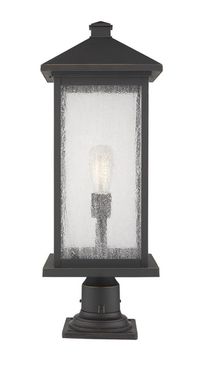 Z-Lite - 531PHBXLR-533PM-ORB - One Light Outdoor Pier Mounted Fixture - Portland - Oil Rubbed Bronze