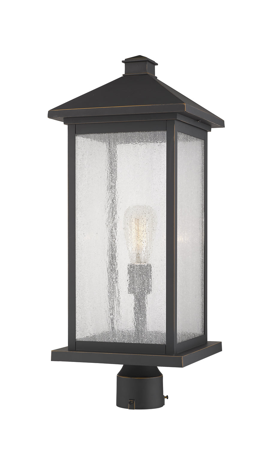 Z-Lite - 531PHBXLR-ORB - One Light Outdoor Post Mount Fixture - Portland - Oil Rubbed Bronze