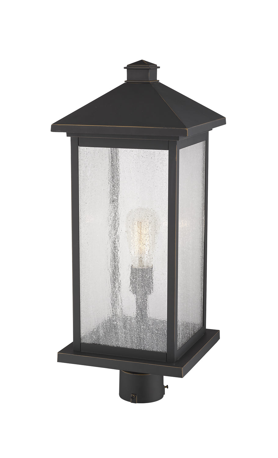Z-Lite - 531PHBXLR-ORB - One Light Outdoor Post Mount Fixture - Portland - Oil Rubbed Bronze