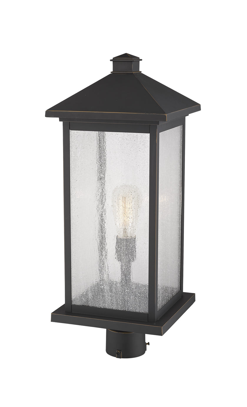 Z-Lite - 531PHBXLR-ORB - One Light Outdoor Post Mount Fixture - Portland - Oil Rubbed Bronze