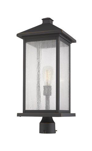 Z-Lite - 531PHBXLR-ORB - One Light Outdoor Post Mount Fixture - Portland - Oil Rubbed Bronze